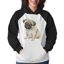 Moletom Feminino Cachorro Pug - Foca na Moda