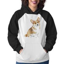 Moletom Feminino Cachorro Welsh Corgi Pembroke - Foca na Moda