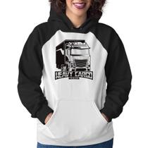 Moletom Feminino Caminhão Heavy Cargo Caminhoneiro - Foca na Moda