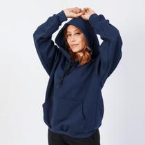 Moletom Feminino Canguru Azul Marinho