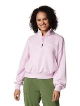 Moletom Feminino Canyon Quarter Zip Rosa Chiclete Moletom Feminino Canyon Quarter Zip Rosa Chiclete