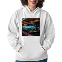 Moletom Feminino Carro clássico azul - Foca na Moda Moletom Feminino Carro clássico azul - Foca na Moda