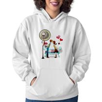 Moletom Feminino Casal Namorados Beijando - Foca na Moda
