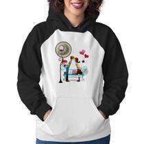 Moletom Feminino Casal Namorados Beijando - Foca na Moda