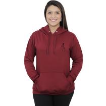 Moletom feminino casual abrigo algodão inverno