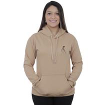 Moletom feminino casual abrigo algodão inverno