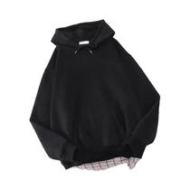 Moletom Feminino Casual De Outono Com Capuz, Liso, Elástico, Solto, Quente E Moderno Para O Dia a