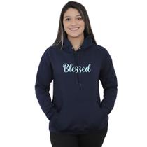 Moletom Feminino com capuz abrigo inverno casual