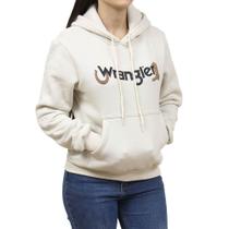 Moletom Feminino com Capuz Bege Wrangler 38608