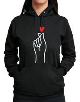 Moletom Feminino Com Capuz Bolso Canguru Mão Tumbler- Trajano Store