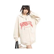 Moletom Feminino Com Capuz E Bordado, Manga Longa, Estilo Solto, Harajuku Y2K, Jaqueta De Outono Moletom Feminino Com Capuz E Bordado, Manga Longa, Estilo Solto, Harajuku Y2K, Jaqueta De Outono