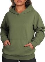 Moletom feminino com capuz Eytino, tamanho grande, 5 vezes verde