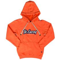 Moletom Feminino Com Capuz Laranja NeonTexas Farm Ref:34116 Moletom Feminino Com Capuz Laranja NeonTexas Farm Ref:34116