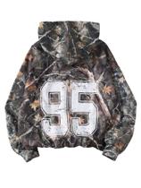 Moletom feminino com capuz RoseSeek Camo com capuz verde militar 11Y Moletom feminino com capuz RoseSeek Camo com capuz verde militar 11Y