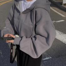 Moletom Feminino Com Zíper E Capuz De Manga Longa, Top Cropped De Outono, Jaqueta Casual Y2K Estilo
