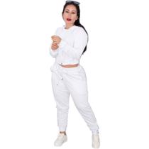 Moletom Feminino Conjunto Liso Elegante Moletom Feminino Conjunto Liso Elegante