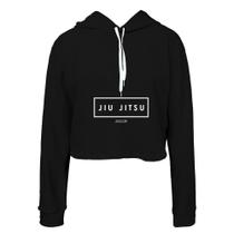 Moletom Feminino Cropped Capuz Frio Jiu Jitsu Moderno Casual Moletom Feminino Cropped Capuz Frio Jiu Jitsu Moderno Casual