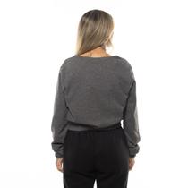 Moletom Feminino Cropped Grifo
