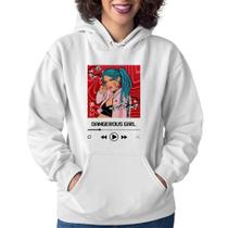 Moletom Feminino Dangerous Girl - Foca na Moda Moletom Feminino Dangerous Girl - Foca na Moda