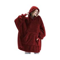Moletom Feminino De Inverno Oversize Com Capuz Dupla Face Em Fleece E Bolsos Grandes Para Casais Moletom Feminino De Inverno Oversize Com Capuz Dupla Face Em Fleece E Bolsos Grandes Para Casais