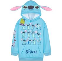 Moletom Feminino Disney Stitch Tie Dye com Capuz e Orelhas 3D Moletom Feminino Disney Stitch Tie Dye com Capuz e Orelhas 3D