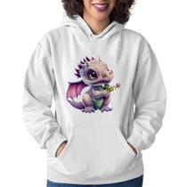 Moletom Feminino Dragão Bebê - Foca na Moda