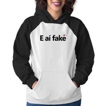 Moletom Feminino E aí fake - Foca na Moda Moletom Feminino E aí fake - Foca na Moda