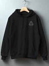Moletom Feminino e Masculino Estampa Triangulo Infinito Minimalista Geométrico Blusa De Frio Canguru Moletom Feminino e Masculino Estampa Triangulo Infinito Minimalista Geométrico Blusa De Frio Canguru