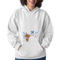 Moletom Feminino É um menino - Foca na Moda