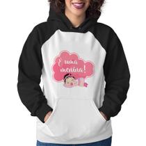Moletom Feminino É uma uma menina - Foca na Moda
