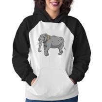 Moletom Feminino Elefante Ilustração - Foca na Moda