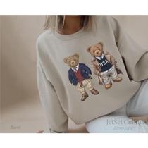 Moletom Feminino Estampa Casal Urso Usa Blusa De Frio Suéter Bear Estampado Tendência 2026 Outono In Moletom Feminino Estampa Casal Urso Usa Blusa De Frio Suéter Bear Estampado Tendência 2026 Outono In
