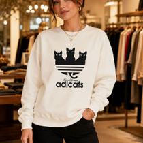Moletom Feminino Estampado Cats - Philklen