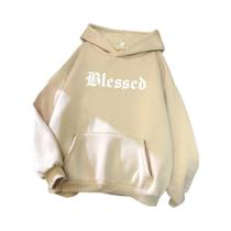 Moletom Feminino Estilo Street Hip Hop Confortável E Solto Para Outono