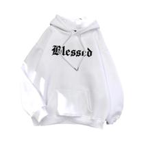 Moletom Feminino Estilo Street Hip Hop Confortável E Solto Para Outono