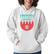 Moletom Feminino Everyone Reserve Music - Foca na Moda Moletom Feminino Everyone Reserve Music - Foca na Moda