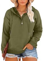 Moletom feminino Eytino plus size de manga comprida verde 3X