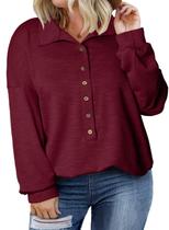 Moletom feminino Eytino, pulôver de malha plus size, 1x vermelho para ciclismo Moletom feminino Eytino, pulôver de malha plus size, 1x vermelho para ciclismo