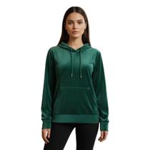 Moletom Feminino Fecinelli Com Capuz e Pelúcia Interna 670320