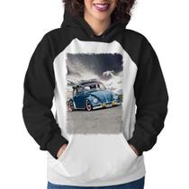 Moletom Feminino Fusca Retrô - Foca na Moda