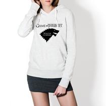Moletom Feminino Game Of Thrones - Branco Moletom Feminino Game Of Thrones - Branco
