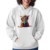 Moletom Feminino Gato Jedi - Foca na Moda