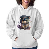 Moletom Feminino Gato Persa Watercolor - Foca na Moda Moletom Feminino Gato Persa Watercolor - Foca na Moda