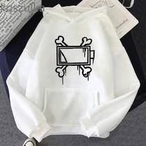 Moletom Feminino Harajuku Com Capuz, Estampado, Manga Longa, Casual, Moda De Rua Para Primavera E