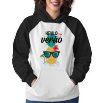 Moletom Feminino Hello Verão - Foca na Moda Moletom Feminino Hello Verão - Foca na Moda