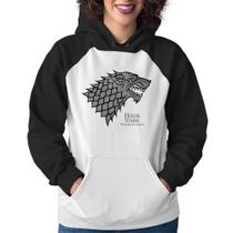 Moletom Feminino House Stark: Winter is Coming - Foca na Moda Moletom Feminino House Stark: Winter is Coming - Foca na Moda