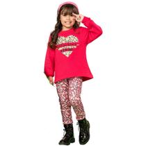 Moletom Feminino Infantil Flanelado Quentinho Frio Unicórnio - Wilbertex