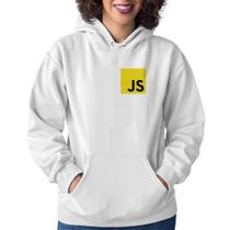 Moletom Feminino JavaScript - Foca na Moda Moletom Feminino JavaScript - Foca na Moda