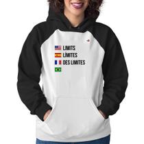 Moletom Feminino Limites - Foca na Moda