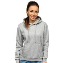 Moletom Feminino Liso Abrigo Blusa Moleton Casaco com Capuz Moletom Feminino Liso Abrigo Blusa Moleton Casaco com Capuz